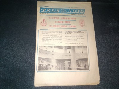 REVISTA TELE RADIO 8 14 NOIEMBRIE 1987 foto