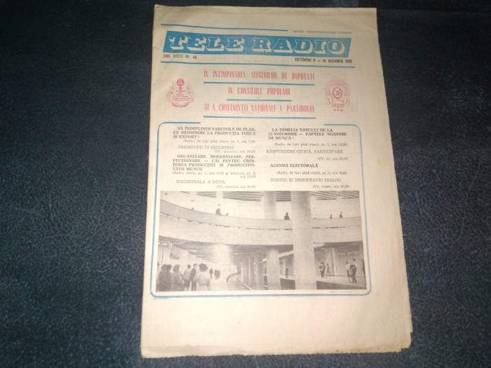 REVISTA TELE RADIO 8 14 NOIEMBRIE 1987