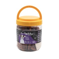 Recompense pentru caini Agility, chipsuri moi de rata, 500g