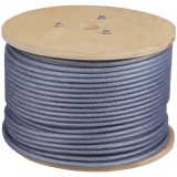 Evotools 673562 - Rola de cablu din otel zincat 2 mm 200 m invelis plastic