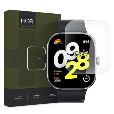 Folie de protectie Hofi Glass Pro+ pentru Xiaomi Redmi Watch 4 Transparent foto