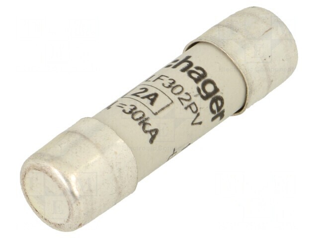 Siguranţă gPV &Icirc;nt&acirc;rziere 2A 1kVDC 10x38mm