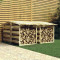 Gossi pergole cu acoperis, 4 buc., 100x90x100 cm, lemn de pin tratat