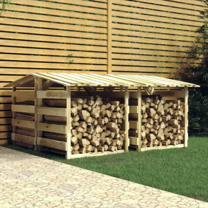 Gossi pergole cu acoperis, 4 buc., 100x90x100 cm, lemn de pin tratat