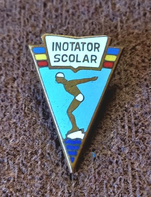 Insigna Sport - &amp;quot;INOTATOR SCOLAR&amp;quot; RPR-RSR foto