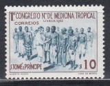 Sao Tome si Principe 1952 - Primul Congres de Medicină Tropicală, Lisabona, MNH, Nestampilat