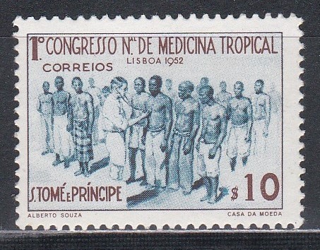 Sao Tome si Principe 1952 - Primul Congres de Medicină Tropicală, Lisabona, MNH
