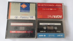 CASETA AUDIO AGFA , LOT 4 CASETE