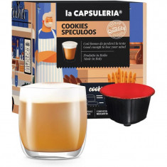 Cookies Speculoos, 16 capsule compatibile Nescafe Dolce Gusto, La Capsuleria