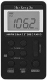 Pket AM FM Radio stereo cu 2 benzi Mini DSP receptor de acord digital cu căști ș, Oem