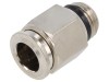 Racord Push-In Simplu 1/4&quot; Alamă Nichelată 20 Bar