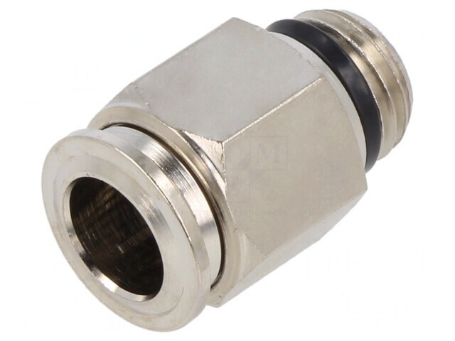 Racord Push-In Simplu 1/4&quot; Alamă Nichelată 20 Bar