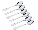 Set 6 linguri de masa MagicHome din inox, 24,5 cm, pentru uz zilnic