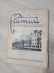 FLAMURI , REVISTA LITERARA - ARTISTICA A LICEELOR MILITARE , NR 1-2-3* 1943-1944 * CUVANTARI REGELE MIHAI SI MARESAL ANTONESCU
