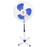 Ventilator cu picior, Inaltime reglabila, Functie oscilanta, 40w, 3 viteze, Negru