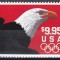 SUA 1991 - Poștă rapidă - Vulturul pleșuv și inele olimpice, MNH