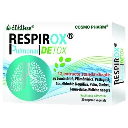 RESPIROX PULMONAR DETOX 750MG 30CPS VEG