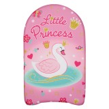 Placa inot pentru fetite Little Princess, 45 x 26 cm, imprimeu lebada