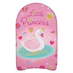 Placa inot pentru fetite Little Princess, 45 x 26 cm, imprimeu lebada