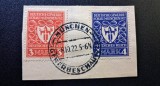 Germania / Republica de la Weimar 1922 Fragment "Deutsche Gewerbeschau M&uuml;nchen 1922" Ștampilat special M&uuml;nchen - CKL2
