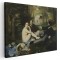 Tablou pictura Dejunul pe iarba de Edouard Manet 2034 Tablou canvas pe panza CU RAMA 30x40 cm