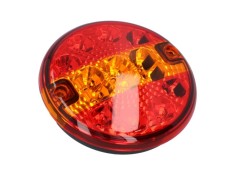 Lampa spate stop LED Carpoint , rotunda 140mm, 12V, 3 functii, Stanga, Dreapta