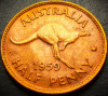 Moneda istorica HALF PENNY - AUSTRALIA, anul 1959 * cod 4403, Australia si Oceania