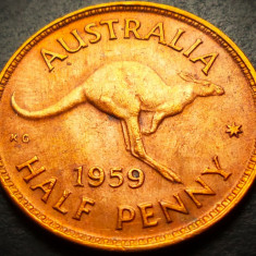 Moneda istorica HALF PENNY - AUSTRALIA, anul 1959 * cod 4403