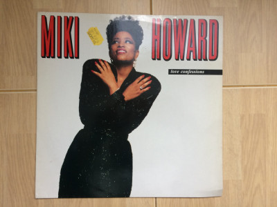 Miki Howard Love Confessions 1987 disc vinyl lp muzica pop soul funk atlanticVG+ foto