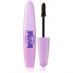 Avon DelightFull False Lash rimel pentru alungire rezistent la apă culoare Lava Brown 10 ml