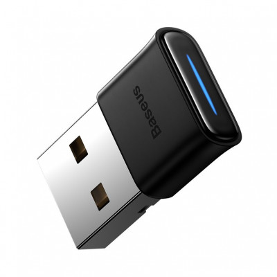 Adaptor Modulator Bluetooth 5.0 Mini Baseus BA04 USB Transmițător Receptor Pentru Computer Negru ZJBA000001 foto