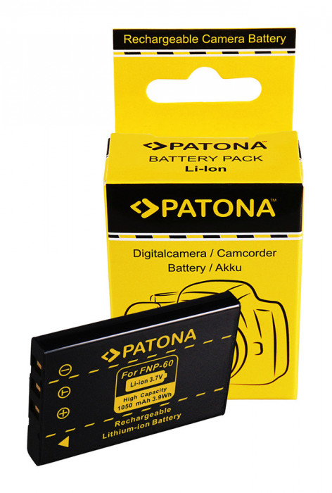 Acumulator tip LP37 | Kodak Klic-5000 1050mAh Patona - 1015