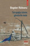 Tot spatiul dintre gandurile mele Bogdan Raileanu Roman Fictiune Polirom Paperback Brosat