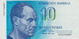 FINLANDA 10 Markkaa 1986 XF