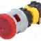 Intrerupator de siguran&amp;#355;a, 2 pozitii, 30mm, seria XN, IDEC - XN4E-TL412Q4MR