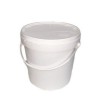 Galeata Alimentara Sigilabila 600ml, Alba, cu Capac, HDPE, Gimihome - Depozitare Sigura, Reutilizabila