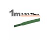 Tub termocontractant verde 3 /1.5 mm 1m lungime, Oem