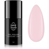 NaniNails NANI Amazing Line lac de unghii sub forma de gel culoare Pink Milk 5 ml