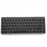 Tastatura Laptop, HP, ZBook 14 G2, iluminata, cu mouse pointer, 762758-001, layout US