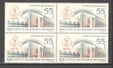 Romania.1967 10 ani Biblioteca Academiei bloc 4 CR.149, Nestampilat