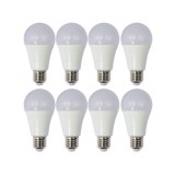 Set 8 Becuri LED Drimus 12W E27 Lumina Rece DL 6121