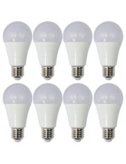 Set 8 Becuri LED Drimus 12W E27 Lumina Rece DL 6121
