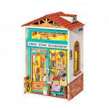 Set de constructie - Miniature Dollhouse - Free Time Bookshop | Rolife