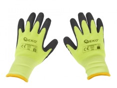 Manusi de lucru pentru iarna fosforescente, marimea 8, Geko G75000