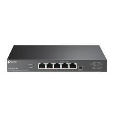 Switch TP-Link, 5-Port 2.5G Desktop Switch with 4-Port PoE++, IEEE 802.3af/at/bt, metalic &quot;TL-SG105PP-M2&quot; (timbru verde 2 lei)