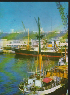 CPI B12723 CARTE POSTALA - CONSTANTA. VEDERE DIN PORT foto