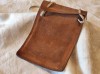 Portofel Piele Naturala Caprioara Vintage Retro Austria, Agatat Gat, Rar, Colectie, Accesorii Vanatoare, 1950-1970