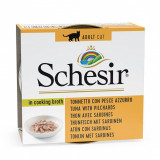 Schesir cat ton cu sardine &icirc;n supă 70 g