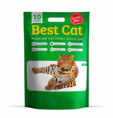 Best Cat Silicat - Asternut igienic pisici, mar verde 10l foto
