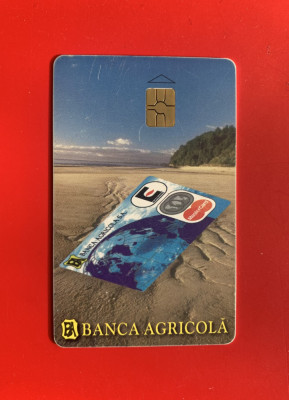 Cartela telefonică de colecție-Banca Agricola foto